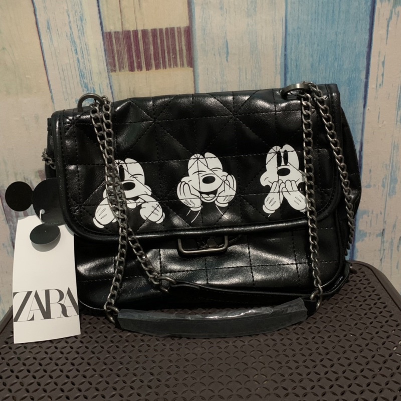 Shoulder Bag Zara Mickey - Tas Bahu - Zara - Hitam