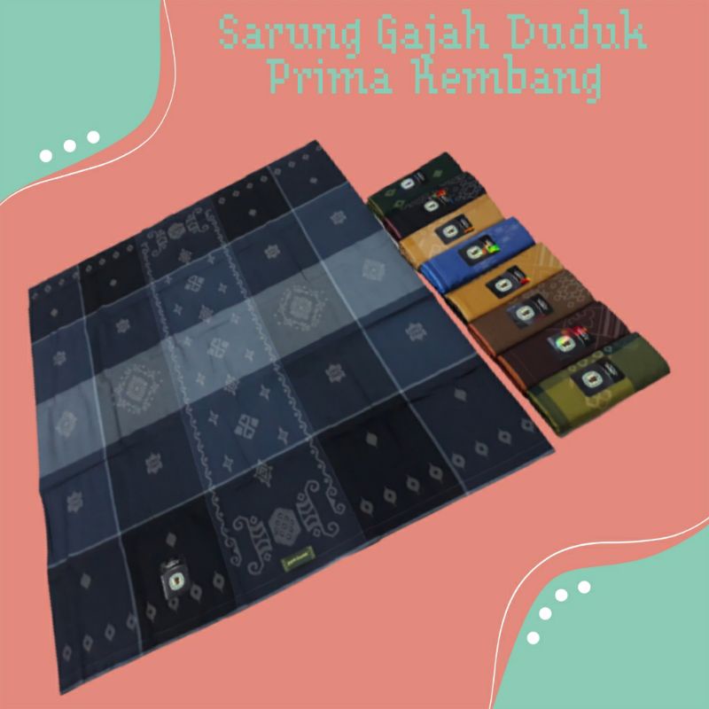 Sarung Gajah Duduk Prima Kembang