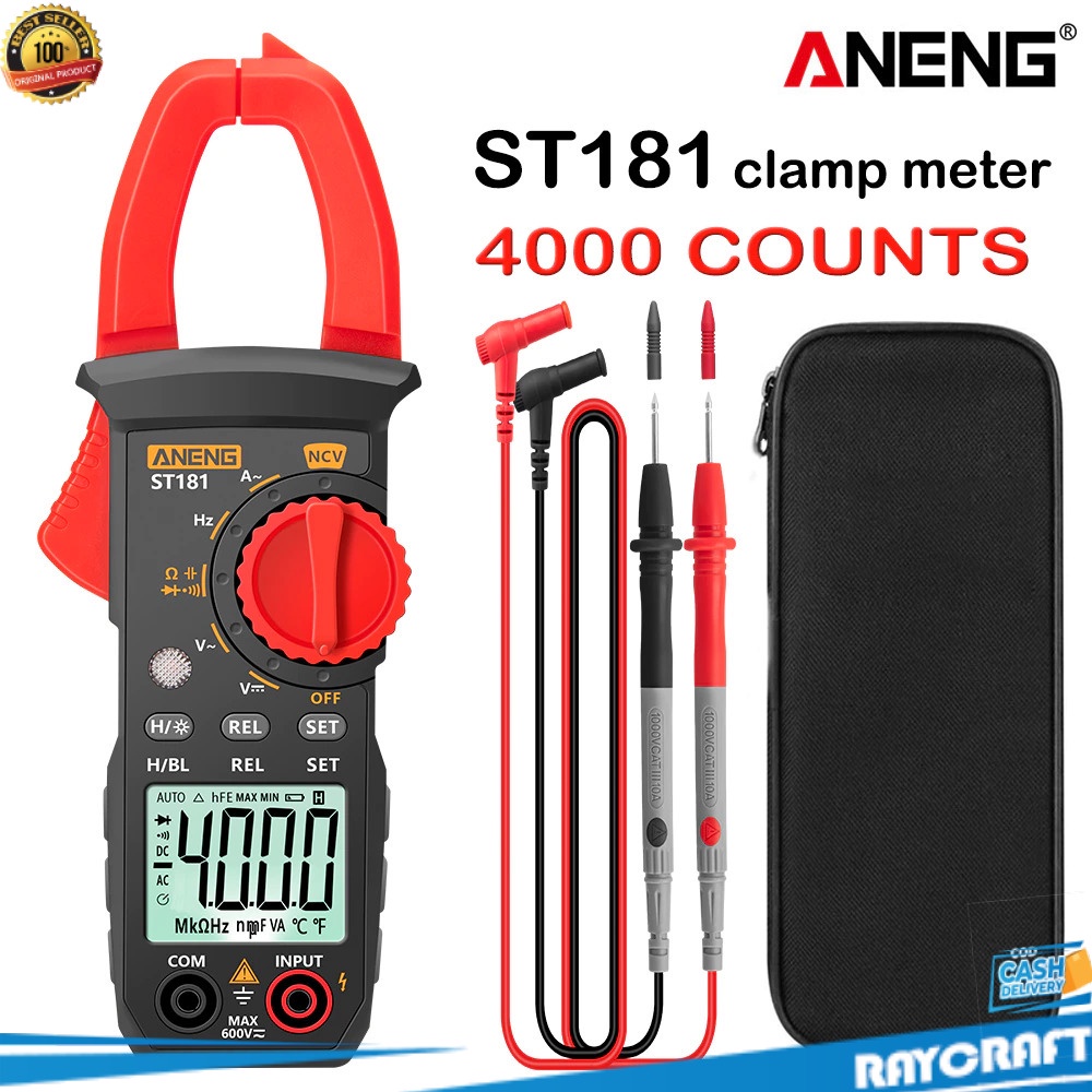 Digital Multimeter Voltage Tester Clamp - ST181 raycraft