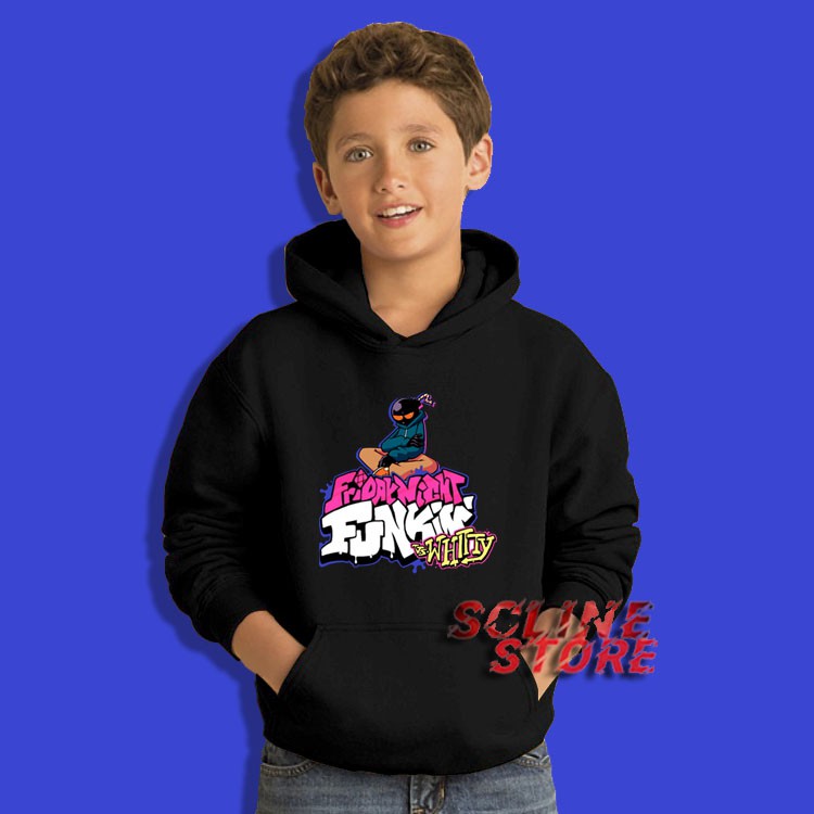 JAKET HOODIE ANAK Friday Night Funkin Whitty FNF