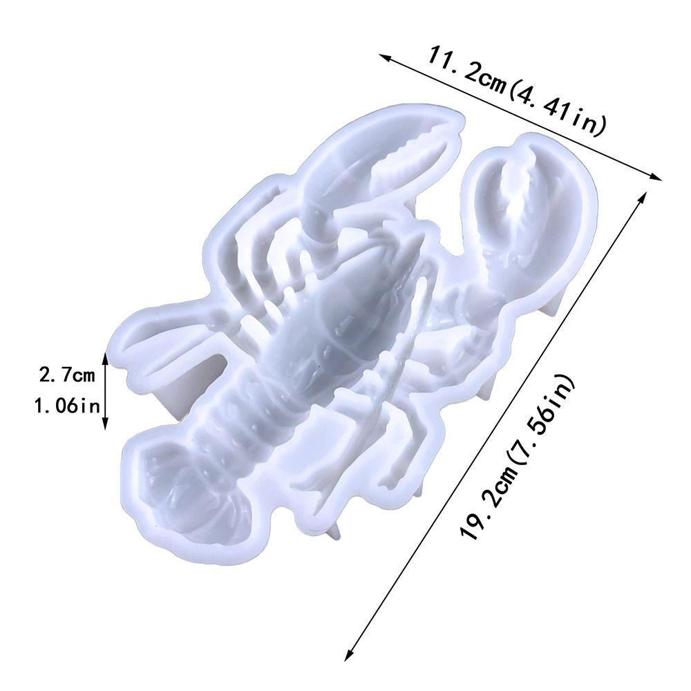 Preva Lobster Cetakan Silikon Art Liontin Kristal Epoxy Casting Mold