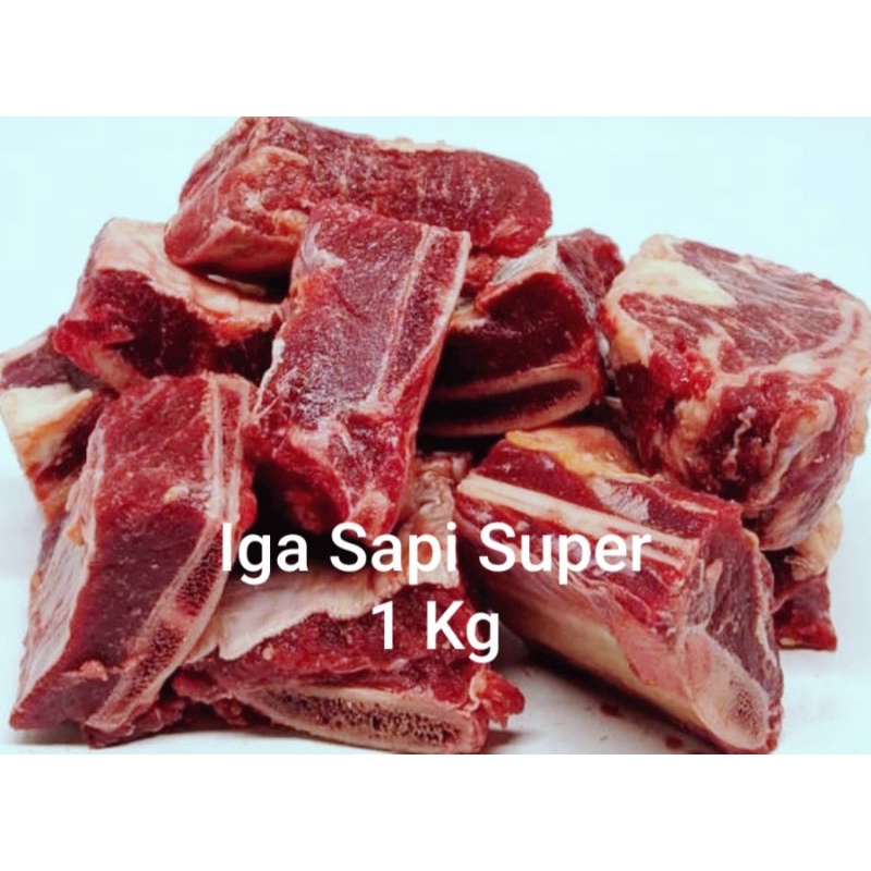 Jual Iga Sapi Super Daging Tebal Short Ribs 1 Kg Shopee Indonesia