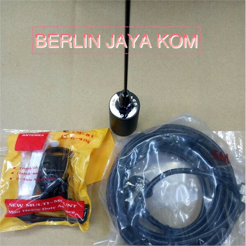 ANTENA LARSEN PAKET KABEL RG58 5meter PLUS BREKET JEPIT