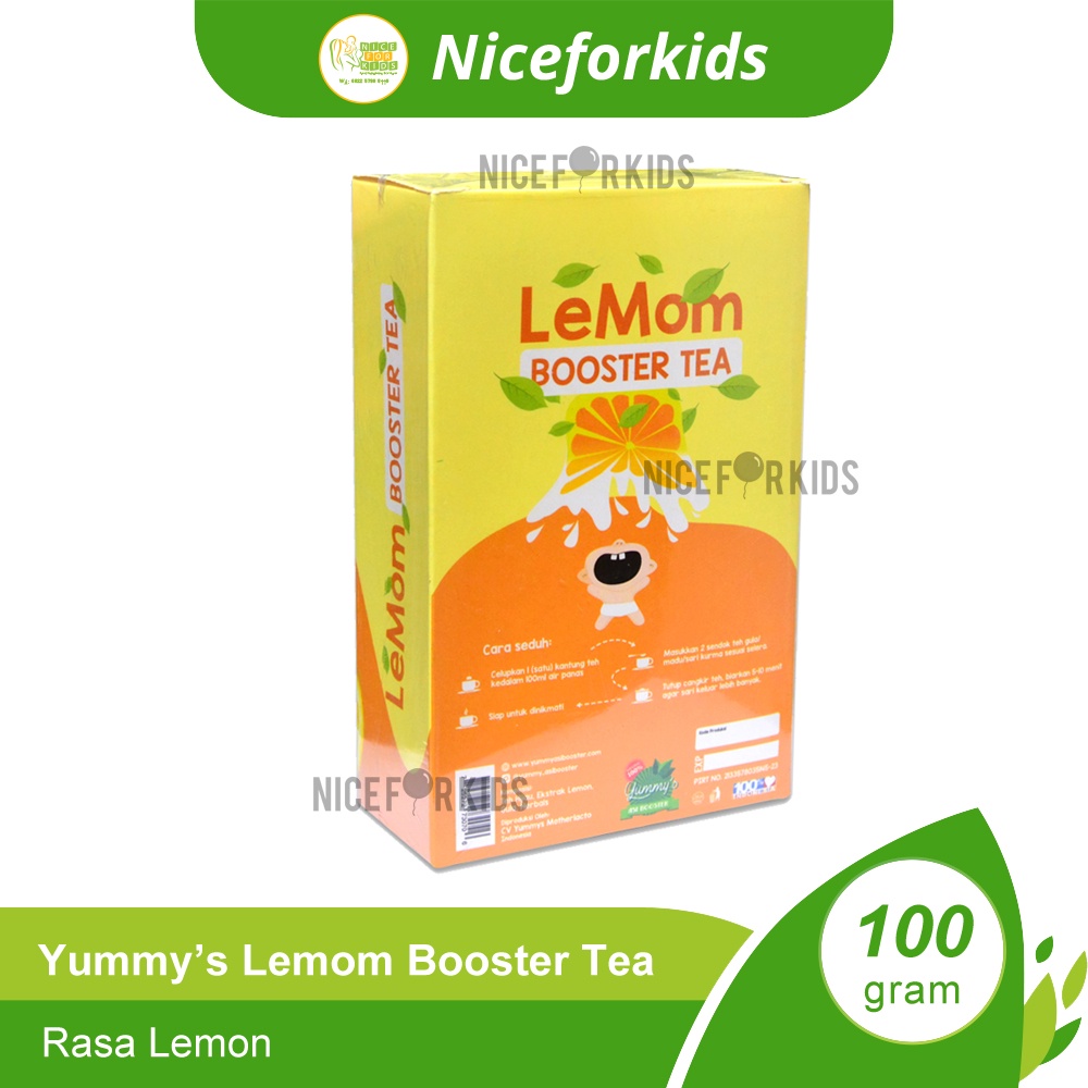 Lemom Booster Tea Yummy's Lemom Asi Booster Pelancar ASI