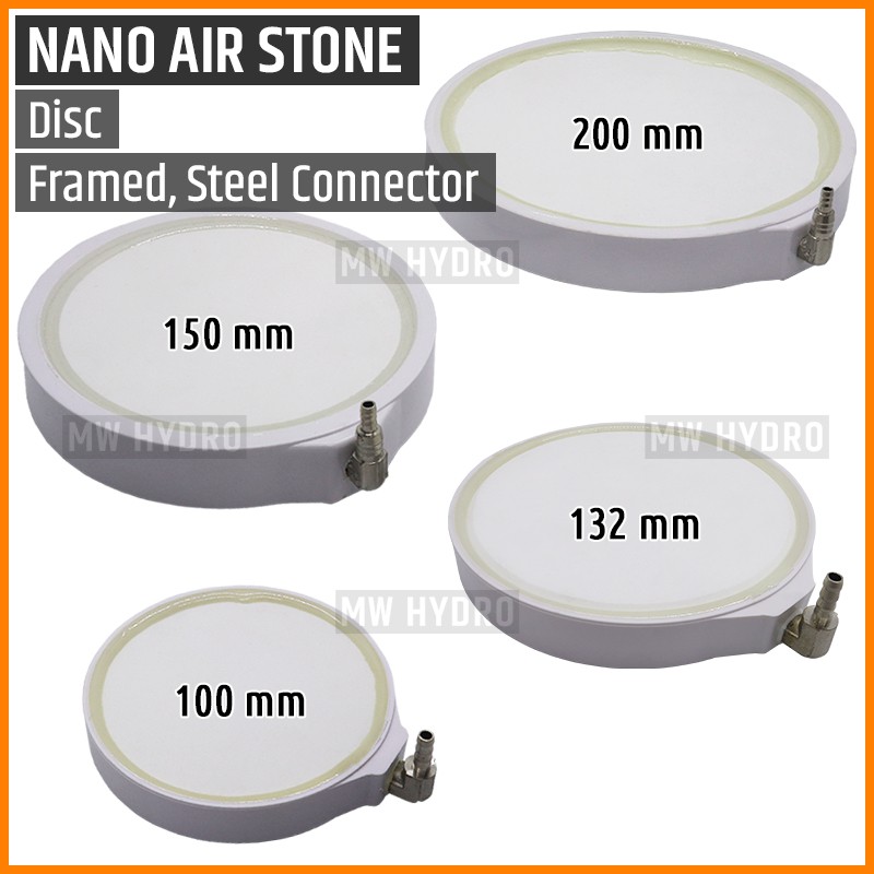 Nano Air Stone Disc, 100 mm - Airstone / Batu Aerator Bulat Pipih