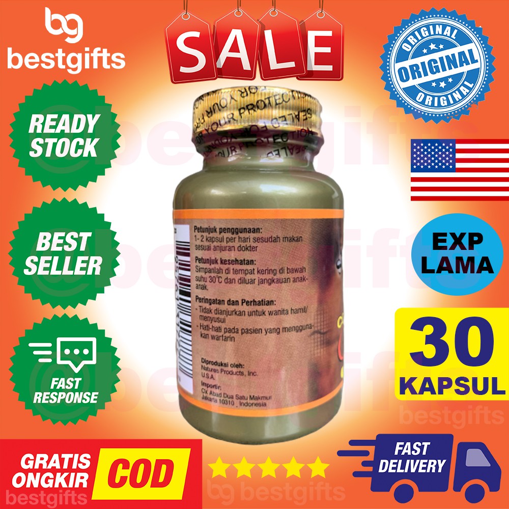 SEA-QUILL SEAQUILL SEA QUILL COENZYME Q10 COQ10 200MG BYPASS JANTUNG KOLESTEROL IMUN TUBUH 30 KAPSUL