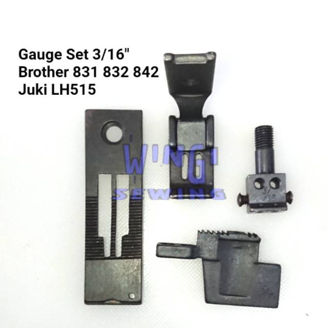 Gauge Set Getset Mesin Jarum 2 Manual 3/16 in