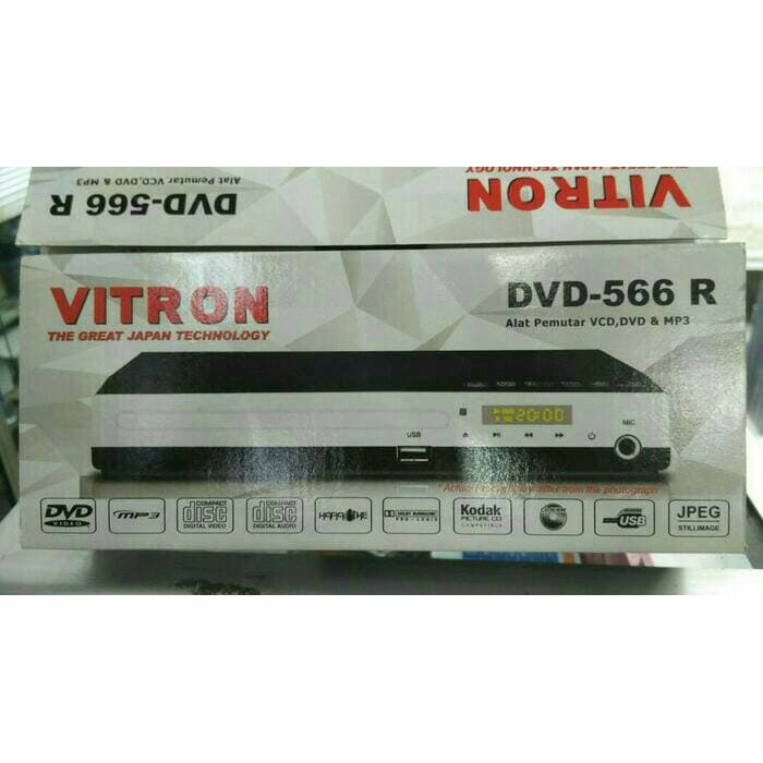 PROMO.. DVD PLAYER PORTABLE VITRON MINI DVD MINI MP4 USB
