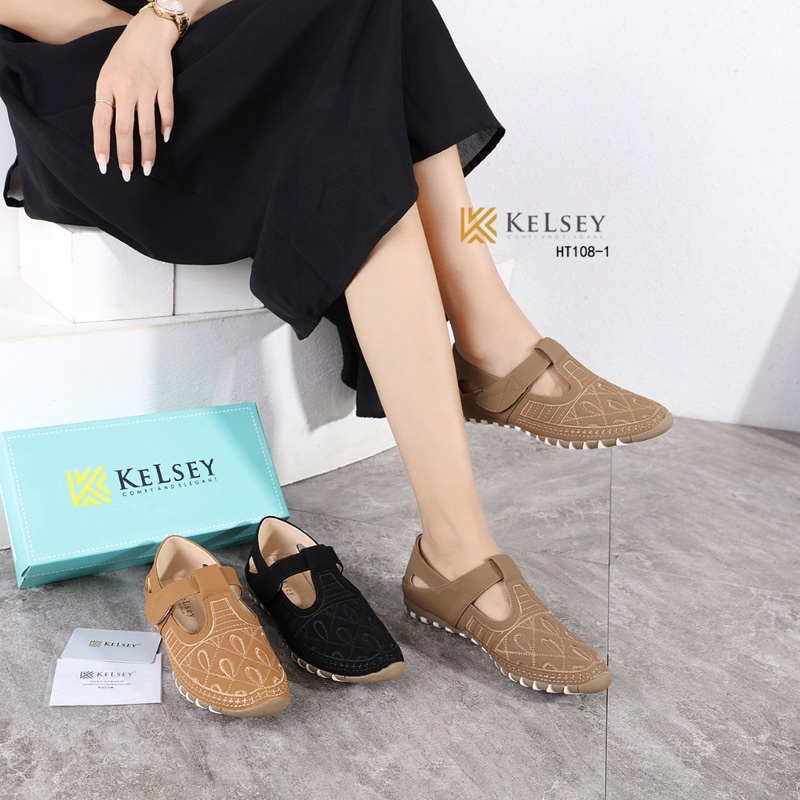 (GRATIS ALAS KAKI) Nicole Sepatu Flat Wanita Kelsey / Flat Shoes Wanita HT108-1