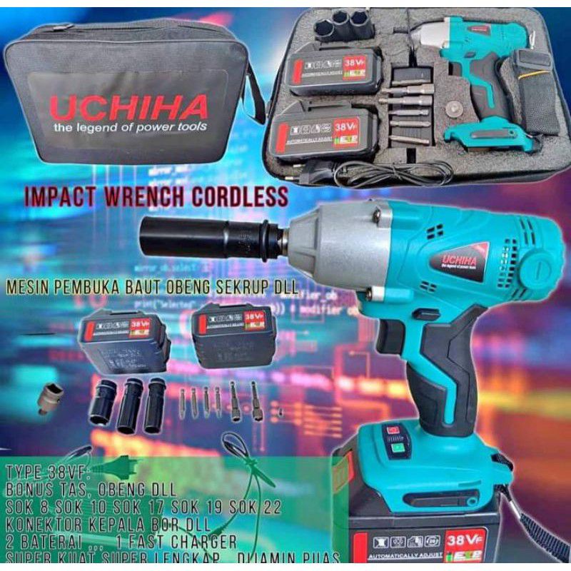 Promo,Pembuka baut roda mobil obeng sekrup bor dll uchiha type 38vf.merk UCHIHA-japan import