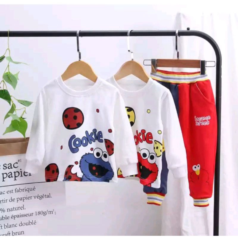 PROMO-SETELAN SWEATER JOGGER ANAK LAKI-LAKI DAN ANAK PEREMPUAN UMUR 1-5 TAHUN TERBARU 2022