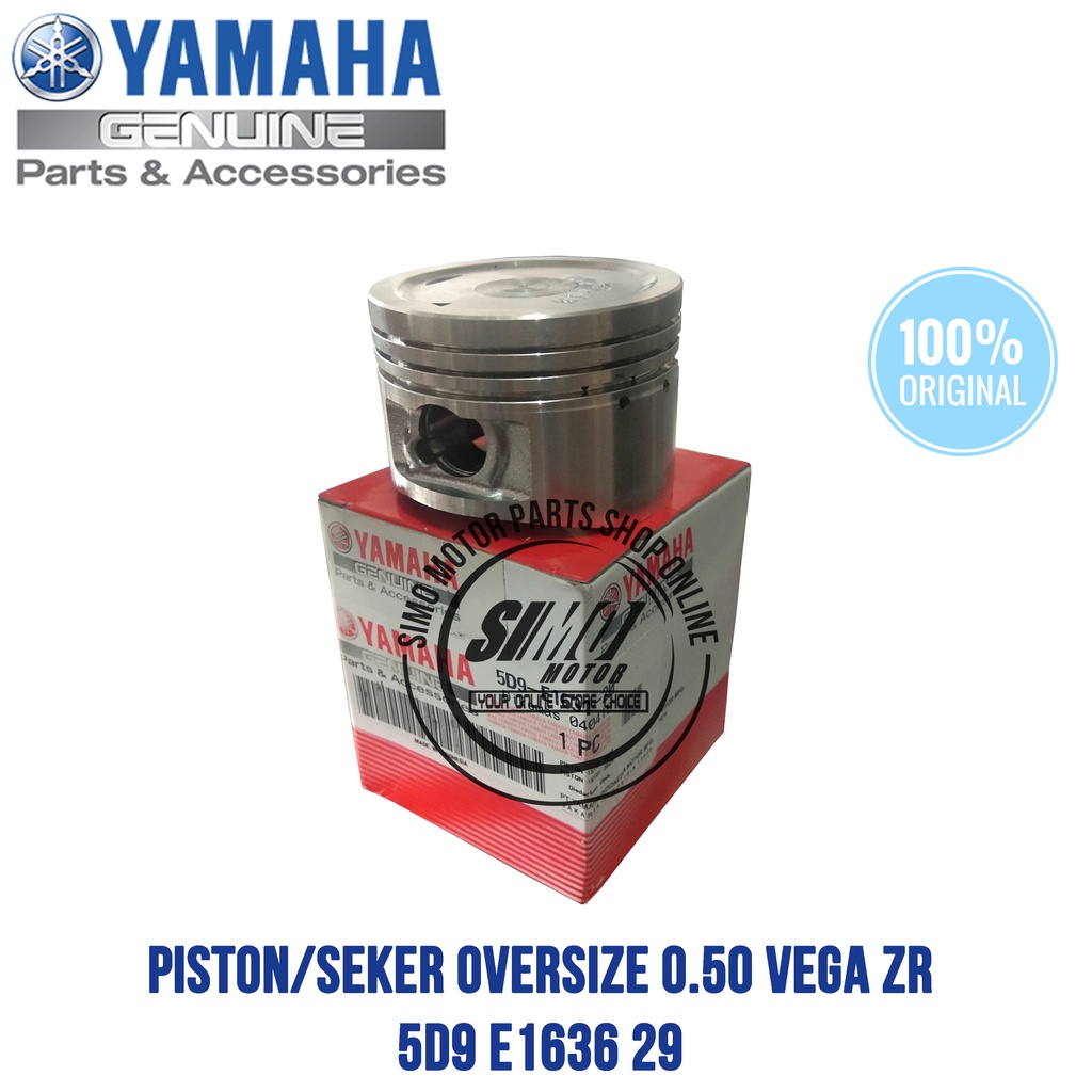 SKR2 PISTON SEKER VEGA ZR JUPITER ROBOT OVERSIZE 50 ORI YAMAHA 5D9 E1636 29
