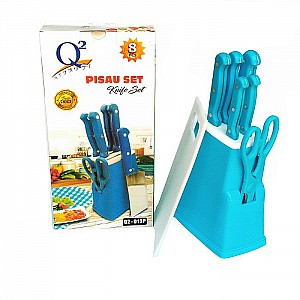 PISAU SET Q2 013P PISAU Q2 PISAU DAPUR PISAU GUNTING DAPUR Q2-013P GROSIR PISAU STAINLESS KNIFE SET