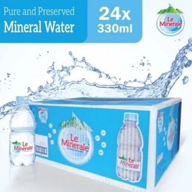 

Air Mineral Le Mineral | LE MINERALE 330 ML 1 DUS ISI 24 BOTOL