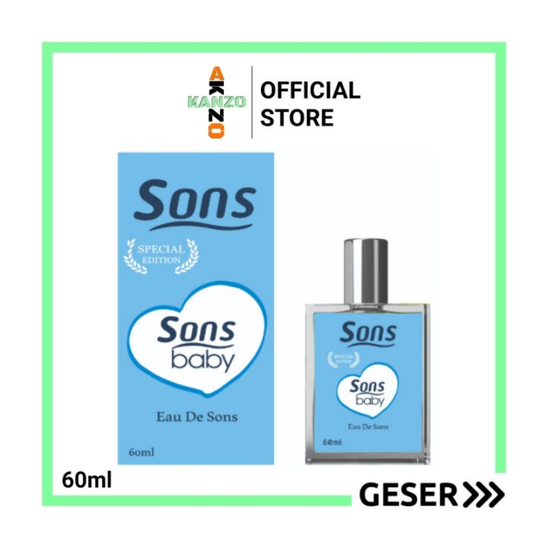 Kanzo - Parfum Sonsbaby 60ml Premium / Parfum Sonsbaby 60ml Unisex / Parfum Sonsbaby 60ml Murah