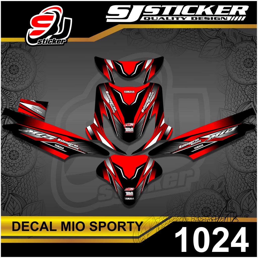 1024 Decal Custom Mio Sporty - Decal Mio Sporty Full Body