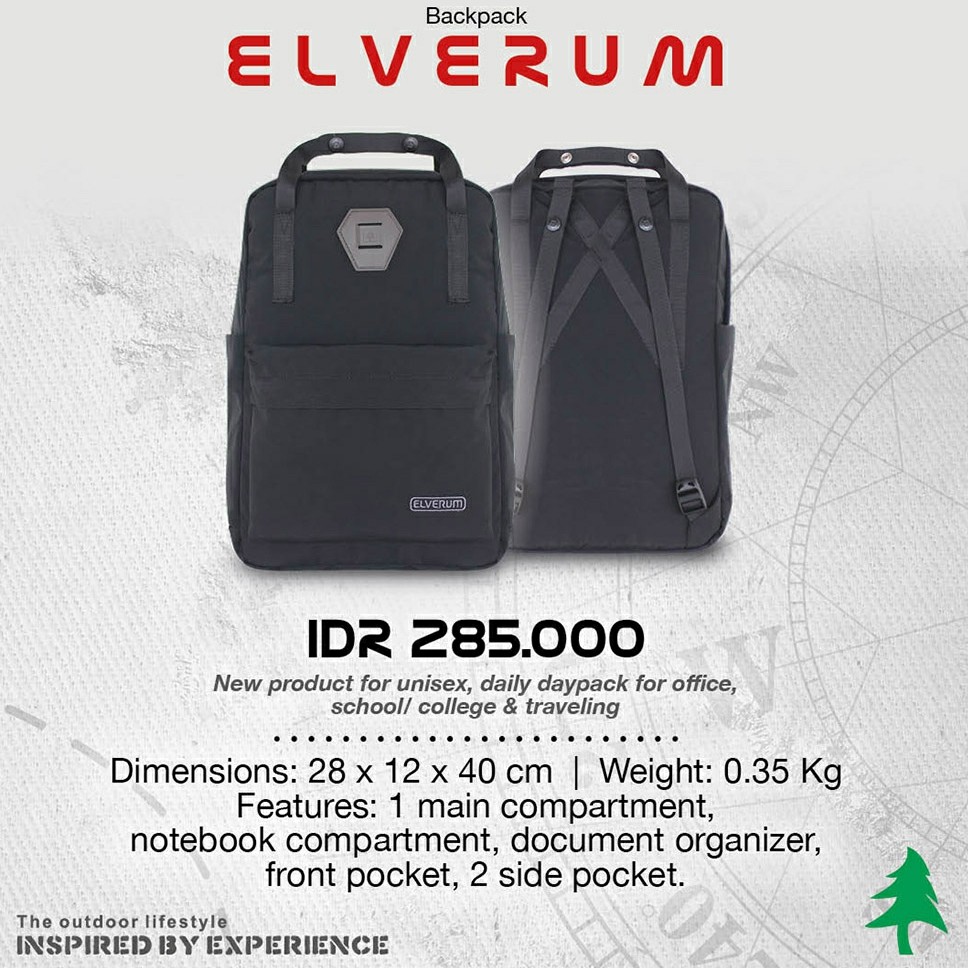 Daypack Consina Elverum Orignal Tas Laptop Ransel