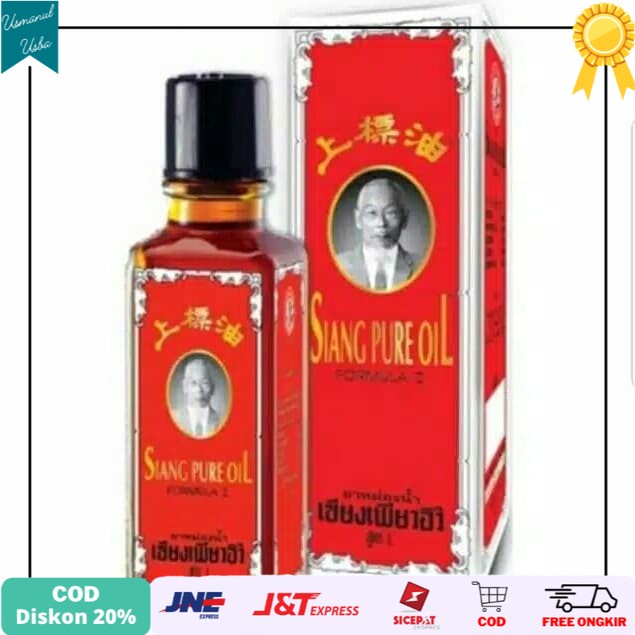

◾COD◾ Siang Pure Oil Red Original Thailand Formula 25ml