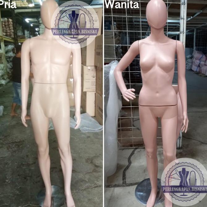MANEKIN PATUNG BAJU PRIA WANITA FULL BODY PLASTIK