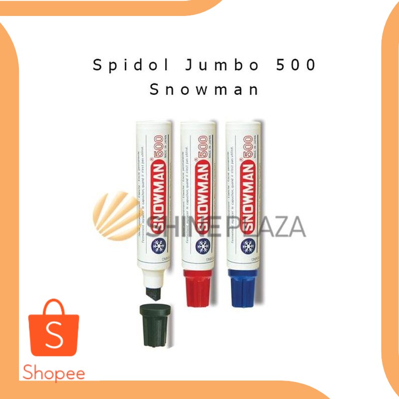 

Jual perkakas Spidol Jumbo 500 Snowman - Spidol Permanent Besar 20DEZ Berkualitas