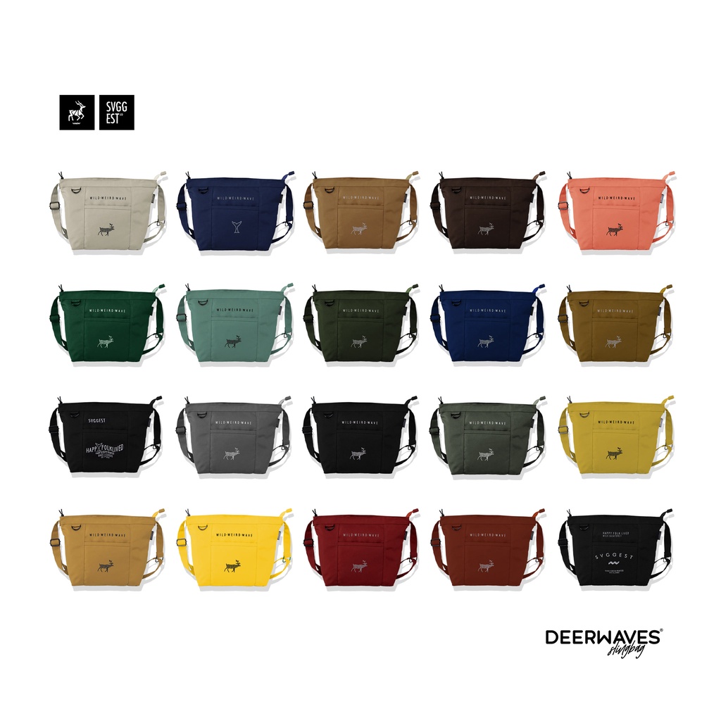 Svggest Sling Bag Deerwaves Mix