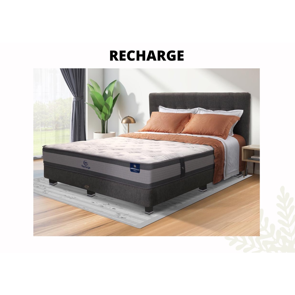 FULL SET SPRINGBED SERTA RECHARGE (180X200)