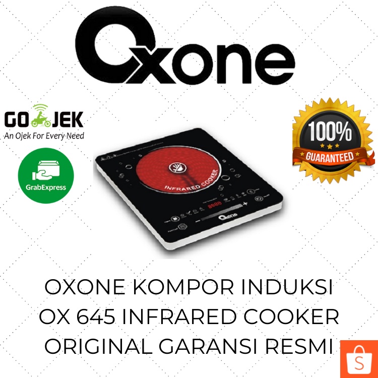 Oxone Kompor Listrik Induksi infrared Cooker OX 645 / Kompor Listrik Mini Portable Low Watt Original