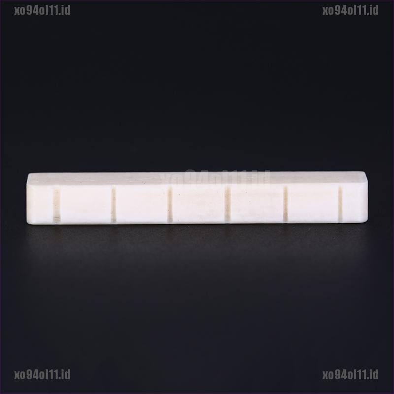 【XO^COD】White Guitar Parts 6 String Classical Guitar Bone Bridge Saddle And Nut Se