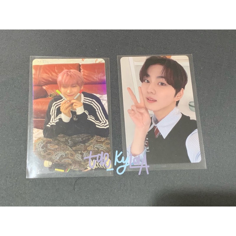 BOOKED jungwon solo jacket hakanai blue version seragam biru