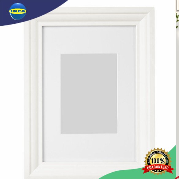 Frame foto ikeya EDSBRU Bingkai Foto Dinding/Standing ED 21x31cm (5R) Original_Putih