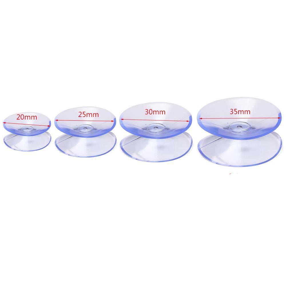 Chookyy 50Pcs Suction Cup New Gantungan Penyimpanan Kamar Mandi Dapur Table Top Holder Clear Suckers