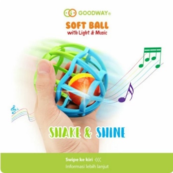MAI601 MAINAN GOODWAY SOFTBALL WITH LIGHT AND MUSIC GWG106