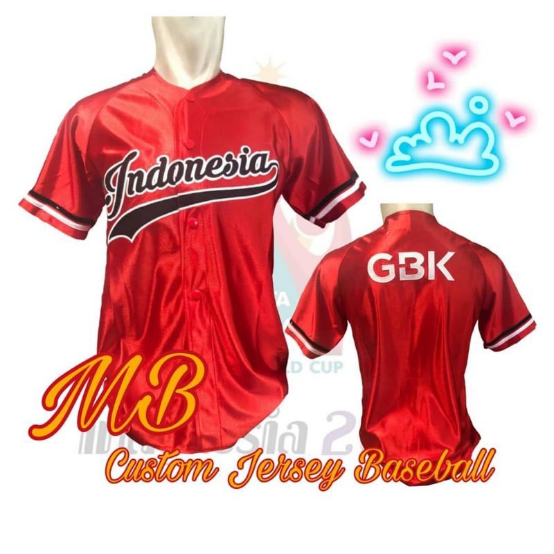 MB CUSTOM JERSEY BASEBALL PARAGON RED