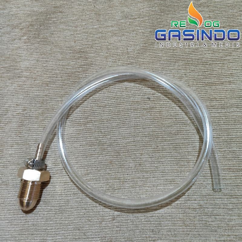 Crystalcove12 Nepel Tabung Oksigen Konektor Selang Untuk Packing Ikan
