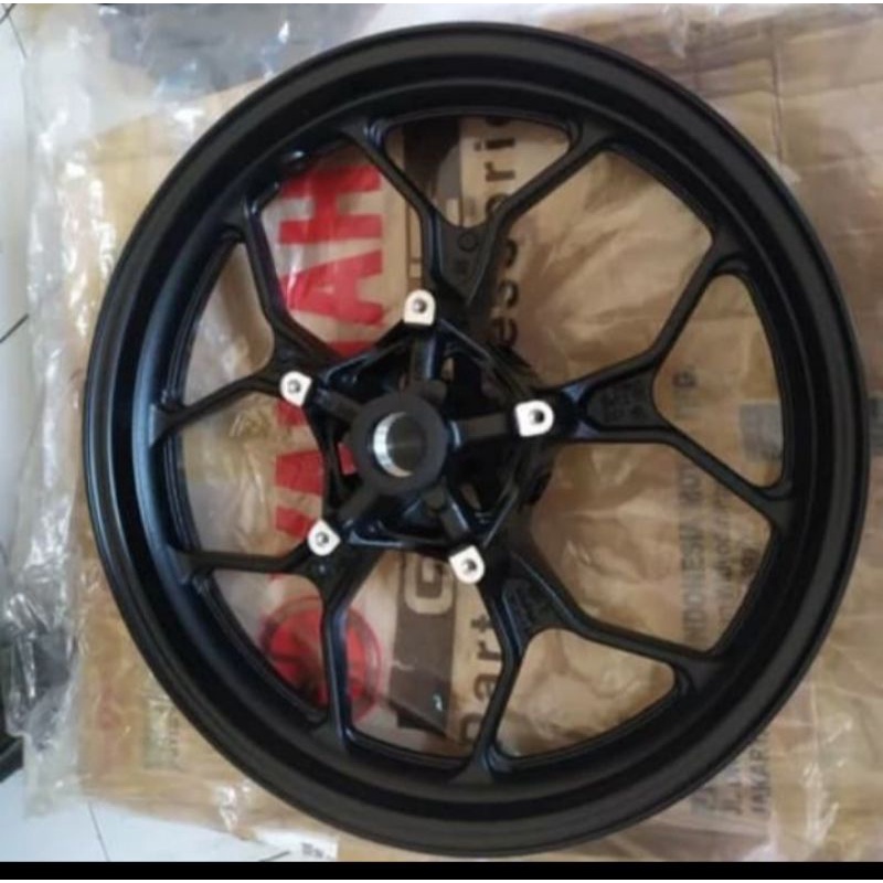VELG RACING DEPAN YAMAHA R25 HITAM ORIGINAL