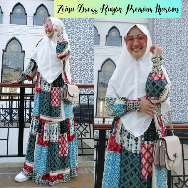 Dress Rayon Premium Motip Zeina