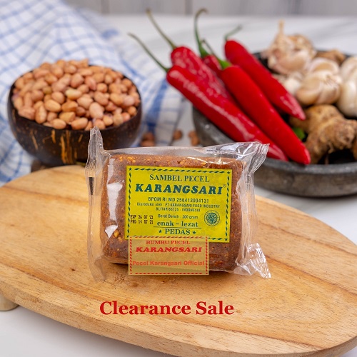 

Sambal Pecel Rasa Pedas 200 gr KARANGSARI (Clearance Sale)