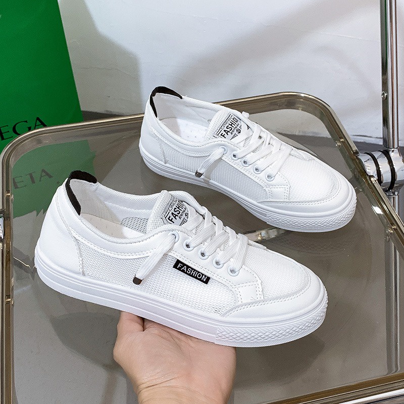 Sepatu Sneakers Korea Perempuan Putih Import Cantik Sneaker Wanita Trendy Simple SP-207