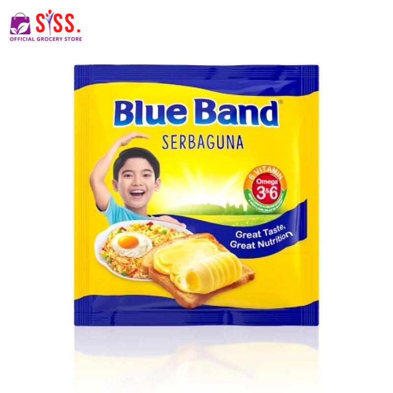 

BLUE BAND SERBAGUNA MARGARINE SACHET [SIZE : 200 GR]