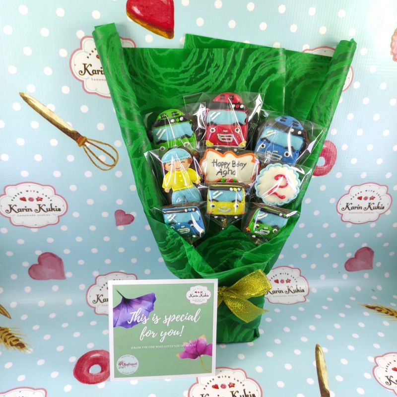 

Buket Ulang Tahun Tayo kukis 9 pcs