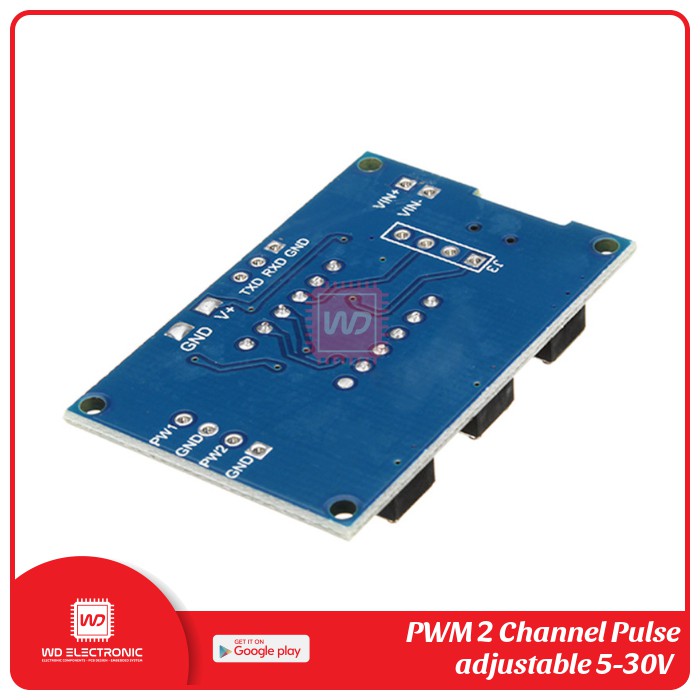 PWM PULSE GENERATOR DUAL CHANNEL WT VARIABLE FREQ &amp; DUTY CYCLE