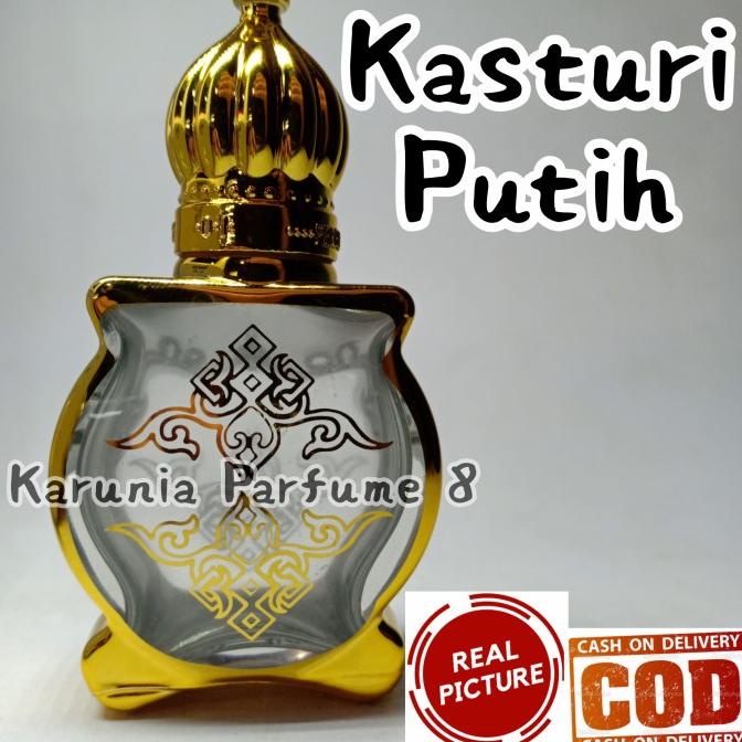 Parfum Sholat Minyak Kasturi Putih Original Asli Non Alkohol