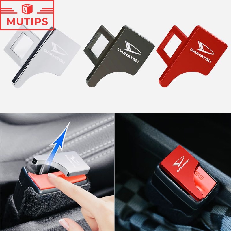 Klip Gesper Sabuk Pengaman Mobil Tersembunyi Bahan Zinc Alloy Untuk Daihatsu Mira Delta Avy Ayla Sirion Feroza Charade HijetZinc