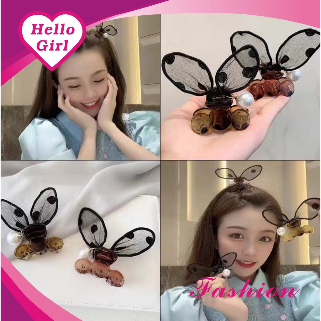 (Hello Girl)F57 INS Korean Kupu Acrylic Hair Claw Clip girl Women Fashion  Hairpin