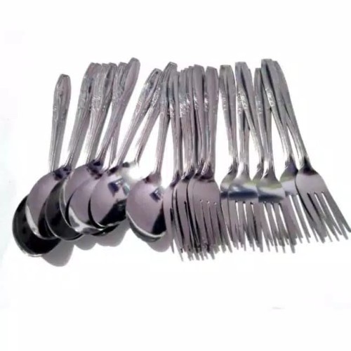 Sendok Stainless / Sendok Makan / Sendok 18gr Murah / Sendok isi 12 pcs / Spoon [Import]