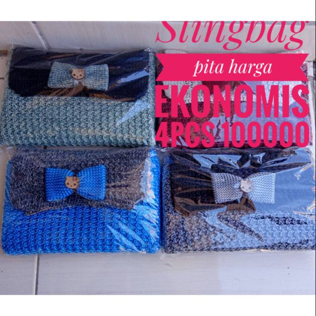 

Slingbag pita harga ekonomis cocok buat dijual lagi