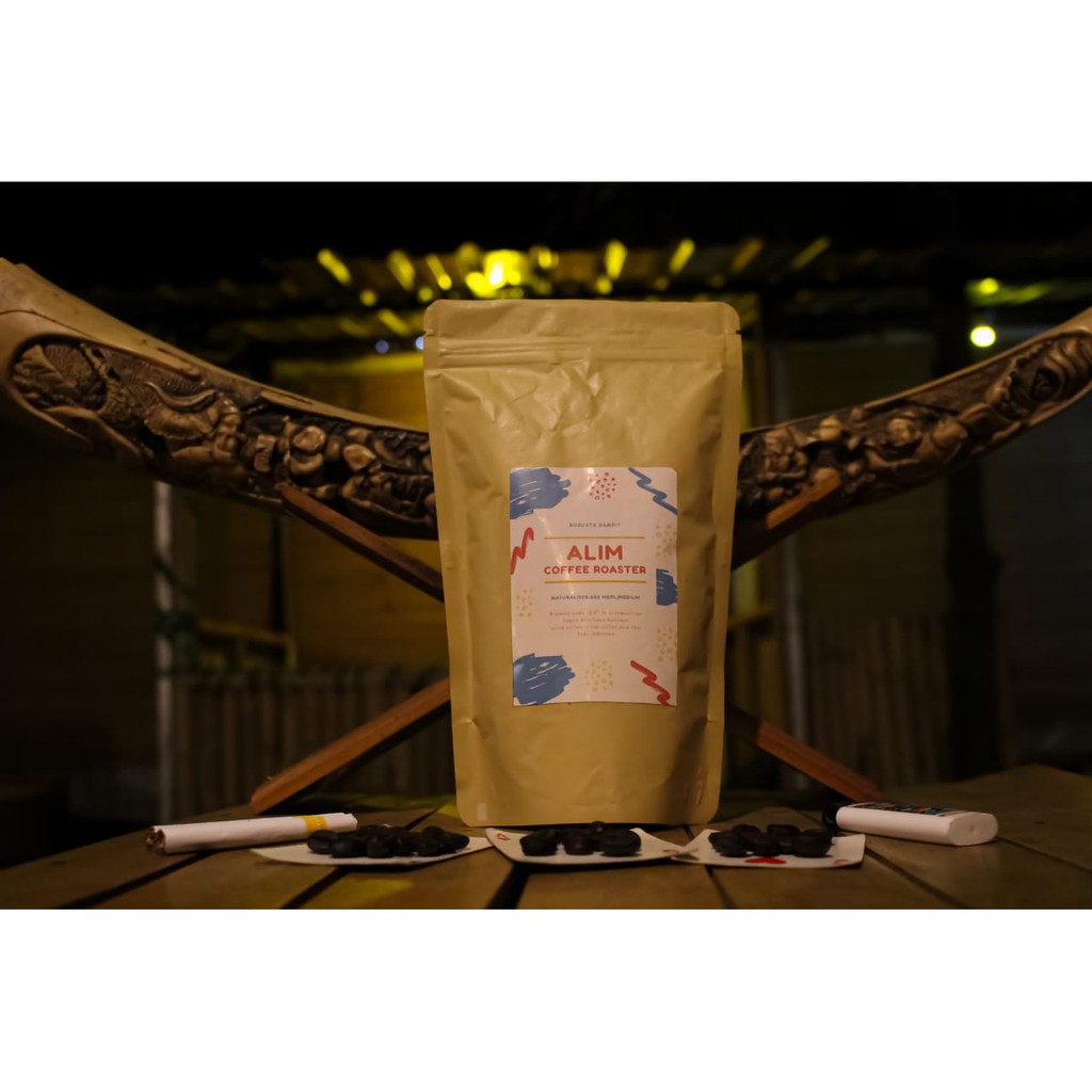 

alim.coffee|kopi|coffee robusta gold dampit|roaster beans kualitas tinggi 200 gr|murah|termurah