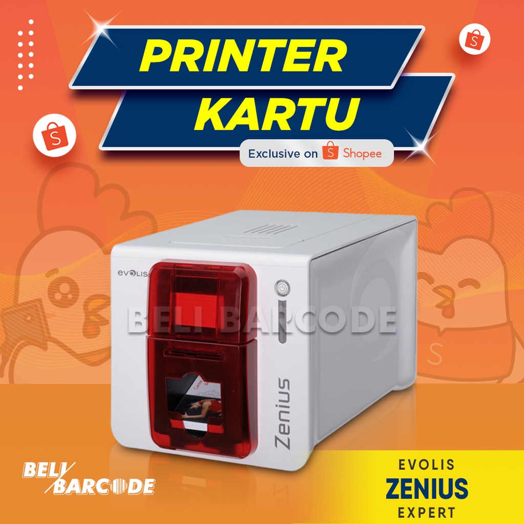 Printer ID Card Evolis Zenius Expert Cetak Kartu PVC Single Side