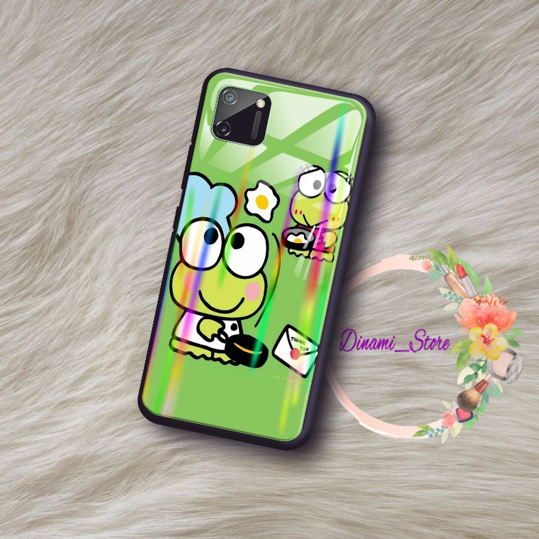 back case glass aurora Keroppi samsung Samsung J2prime G530prime A01 CORE A20 A30 A20s A50 DST297