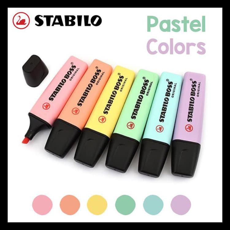 

Murmer Stabilo Boss Highlighter Pastel Colors - Pink Blush Promo